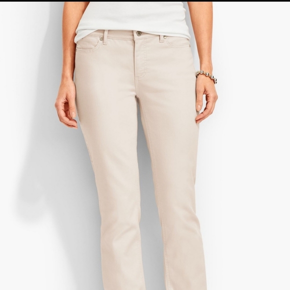 Talbots Denim - Talbots flawless 5 pocket winter white corduroy jeans size 12